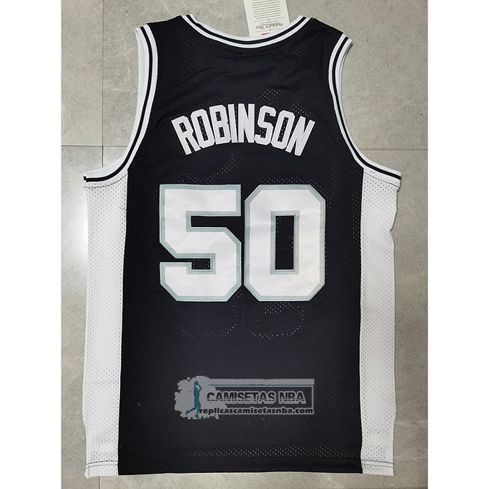 Camiseta San Antonio Spurs David Robinson Mitchell & Ness Negro